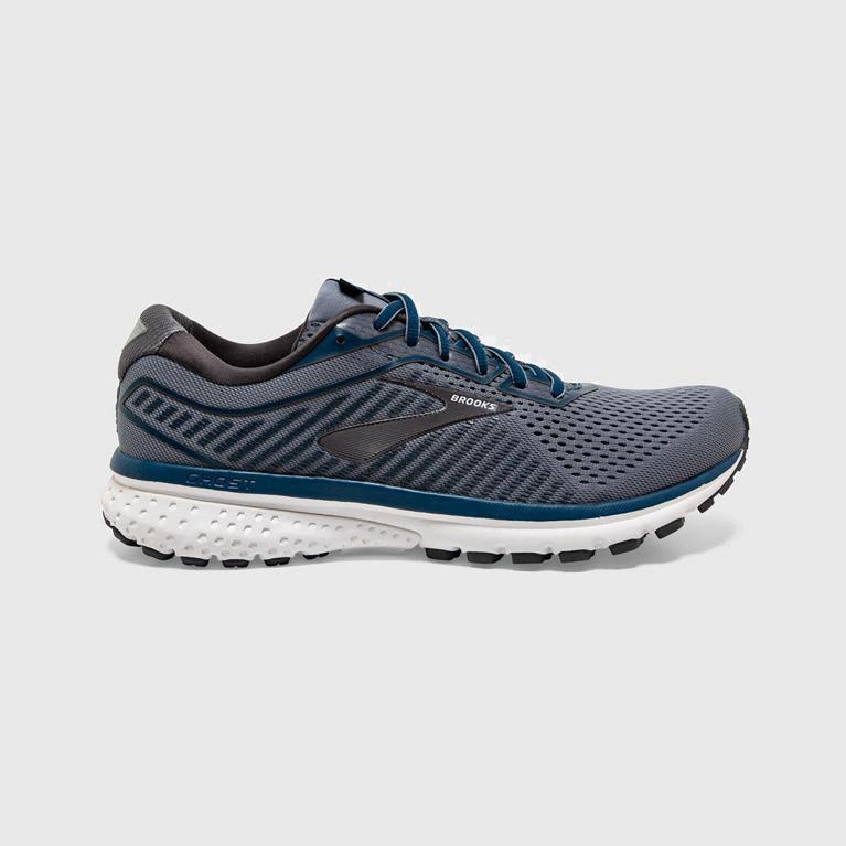 Brooks Ghost 12 Israel - Men's Road Running Shoes - Blue (76418-LSOZ)
